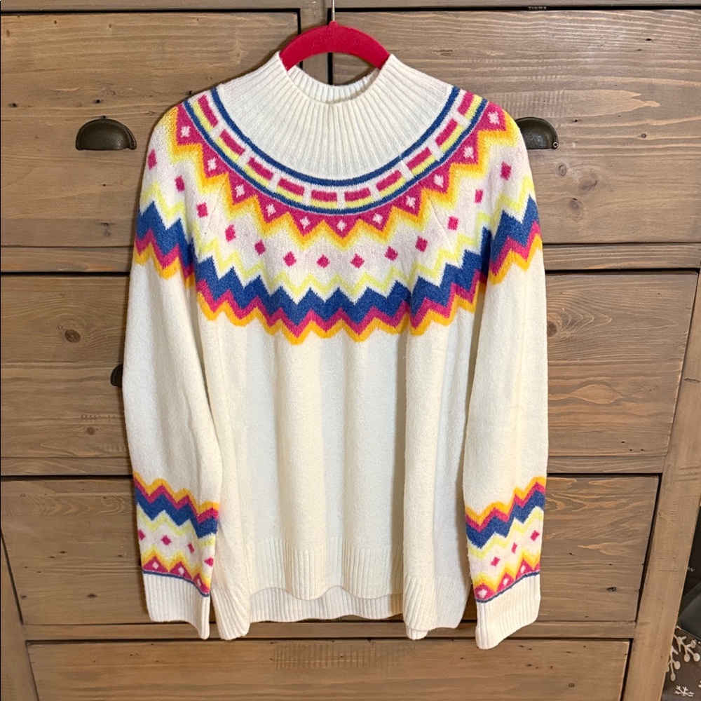 EUC Vince Camuto mockneck sweater sz M